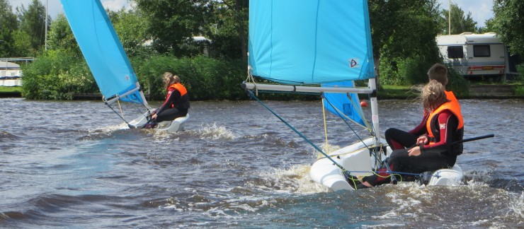 2x laser van achterkant